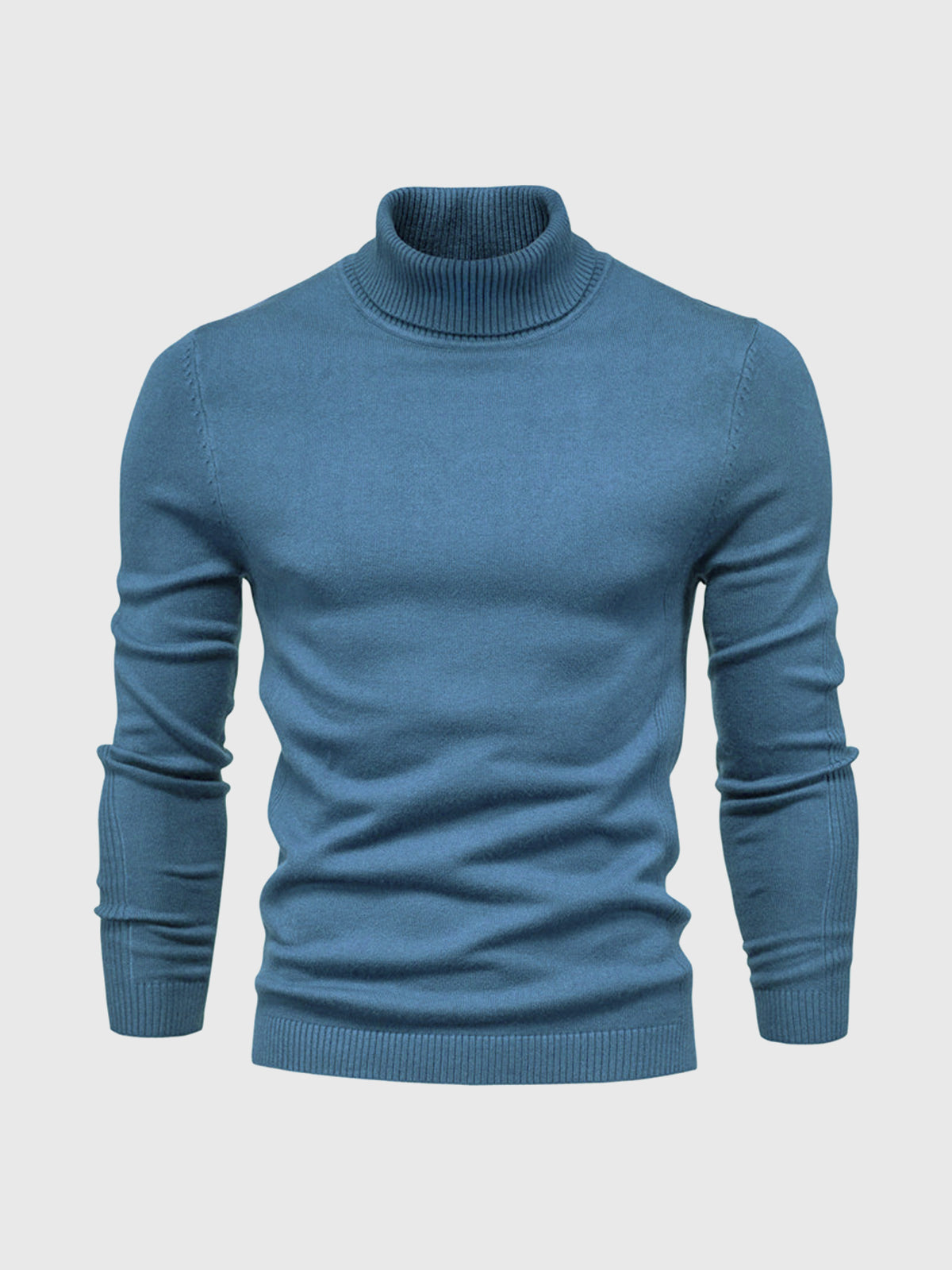 Pull Col Roulé Homme | Lavable En Machine | Coupe Classique | Confort Quotidien