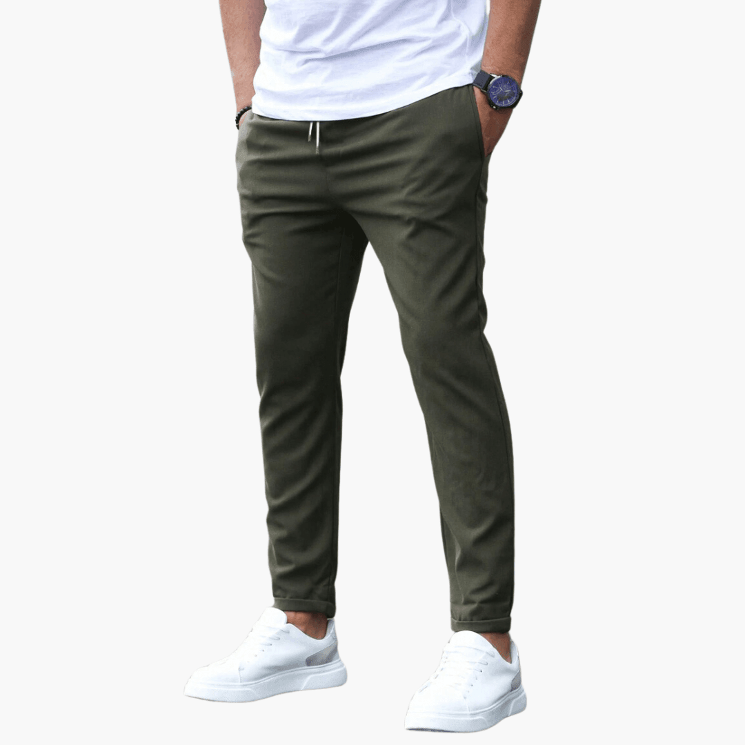 Pantalon stretch décontracté pour homme