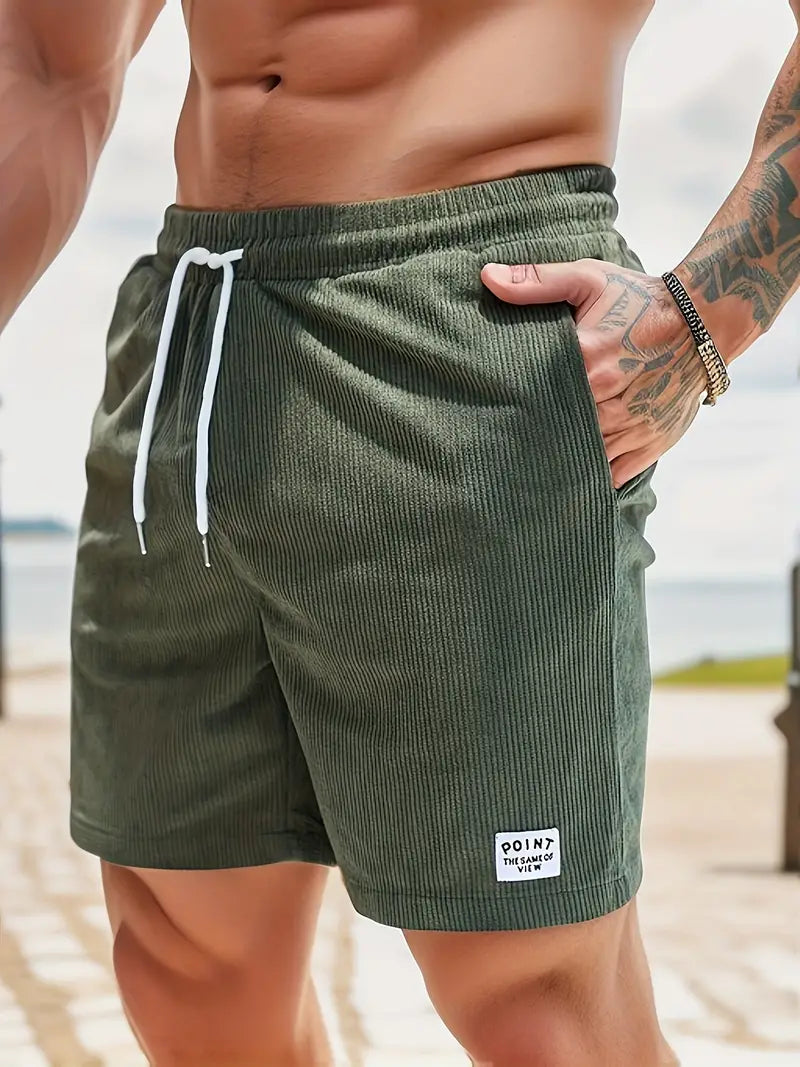 Maillot de bain pour homme à taille élastique, doublure en maille, séchage rapide