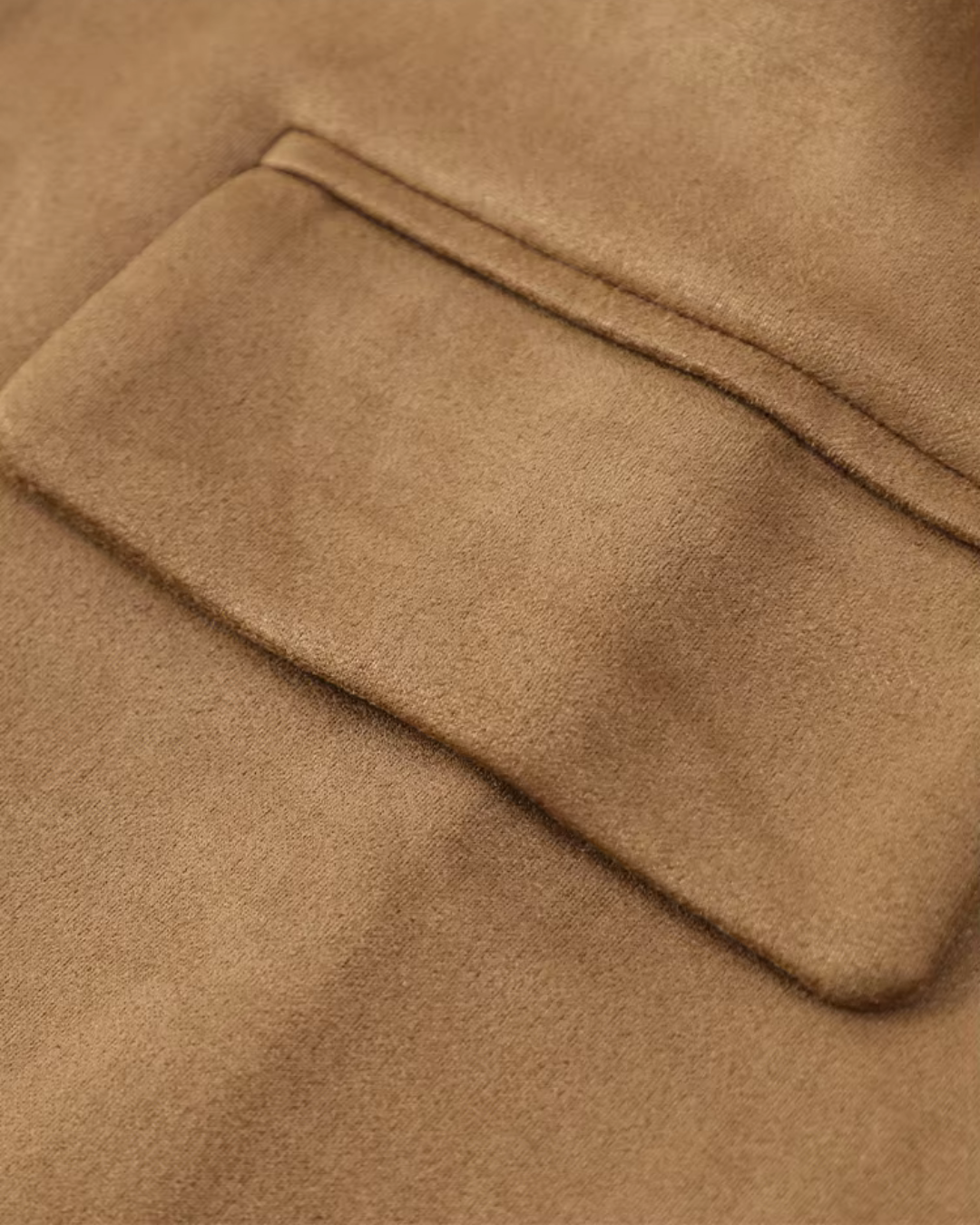 Blazer femme camel | Coupe droite élégante | Mi-saison, style chic décontracté