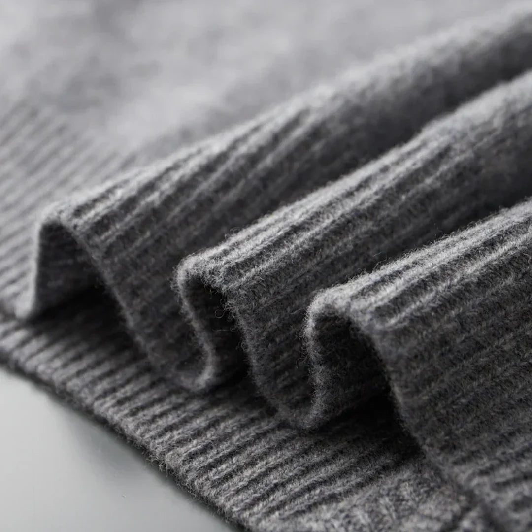 Kingston | Luxuriöse Merino-Weichheit Herren Zip-Pullover