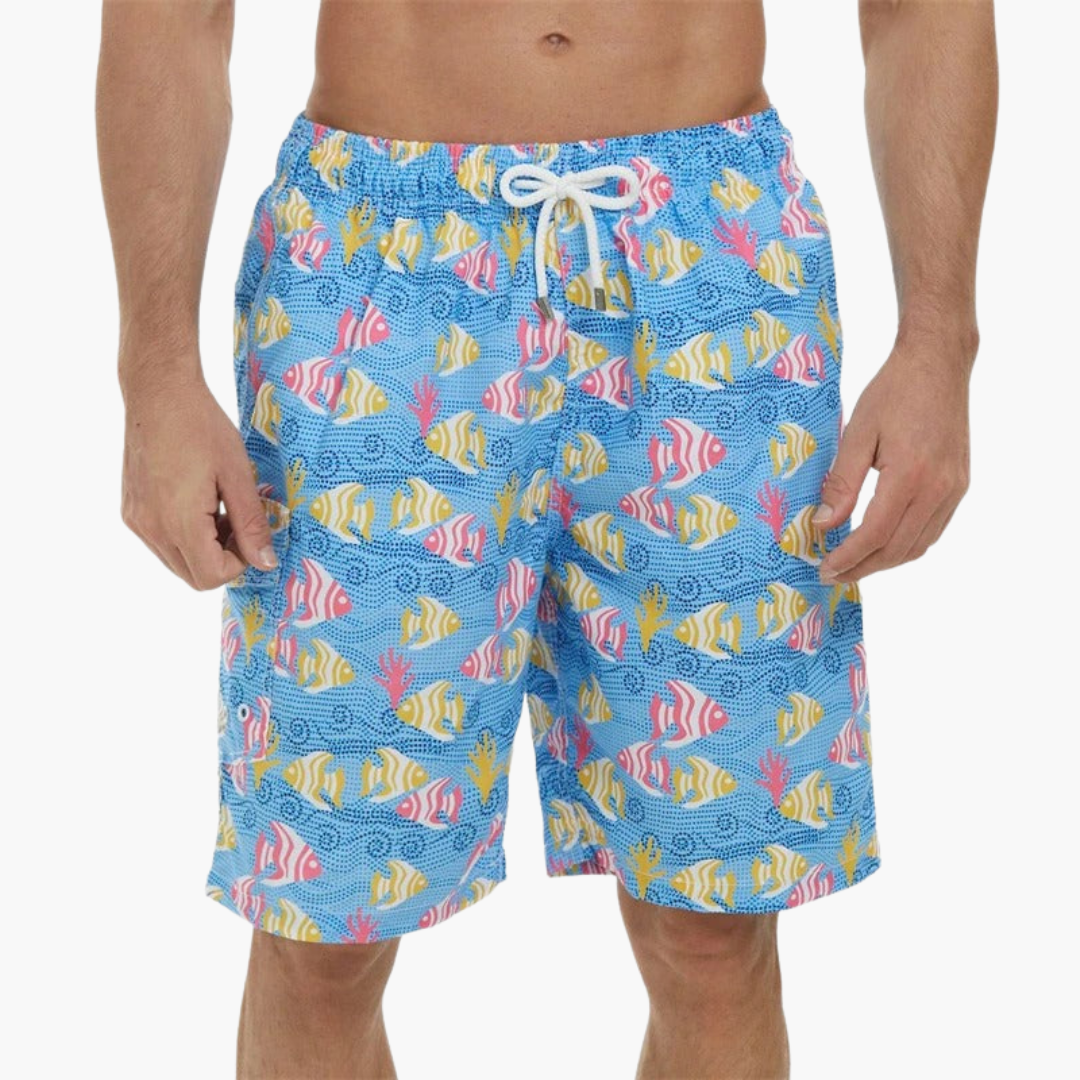 Short de Bain Homme Séchage Rapide Stretch Polyester