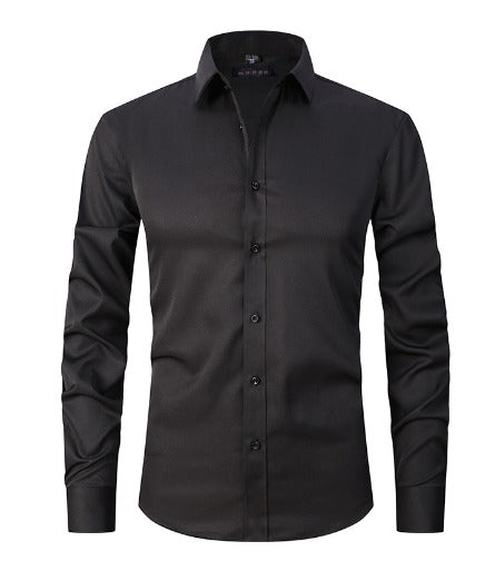 Chemise stretch pour homme | chemise facile d’entretien pour le travail et les voyages