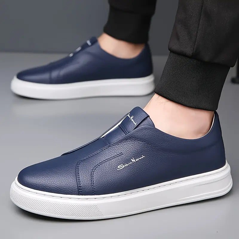 Chaussures homme à enfiler | Sans lacets, semelle antidérapante | Style minimaliste, confort quotidien