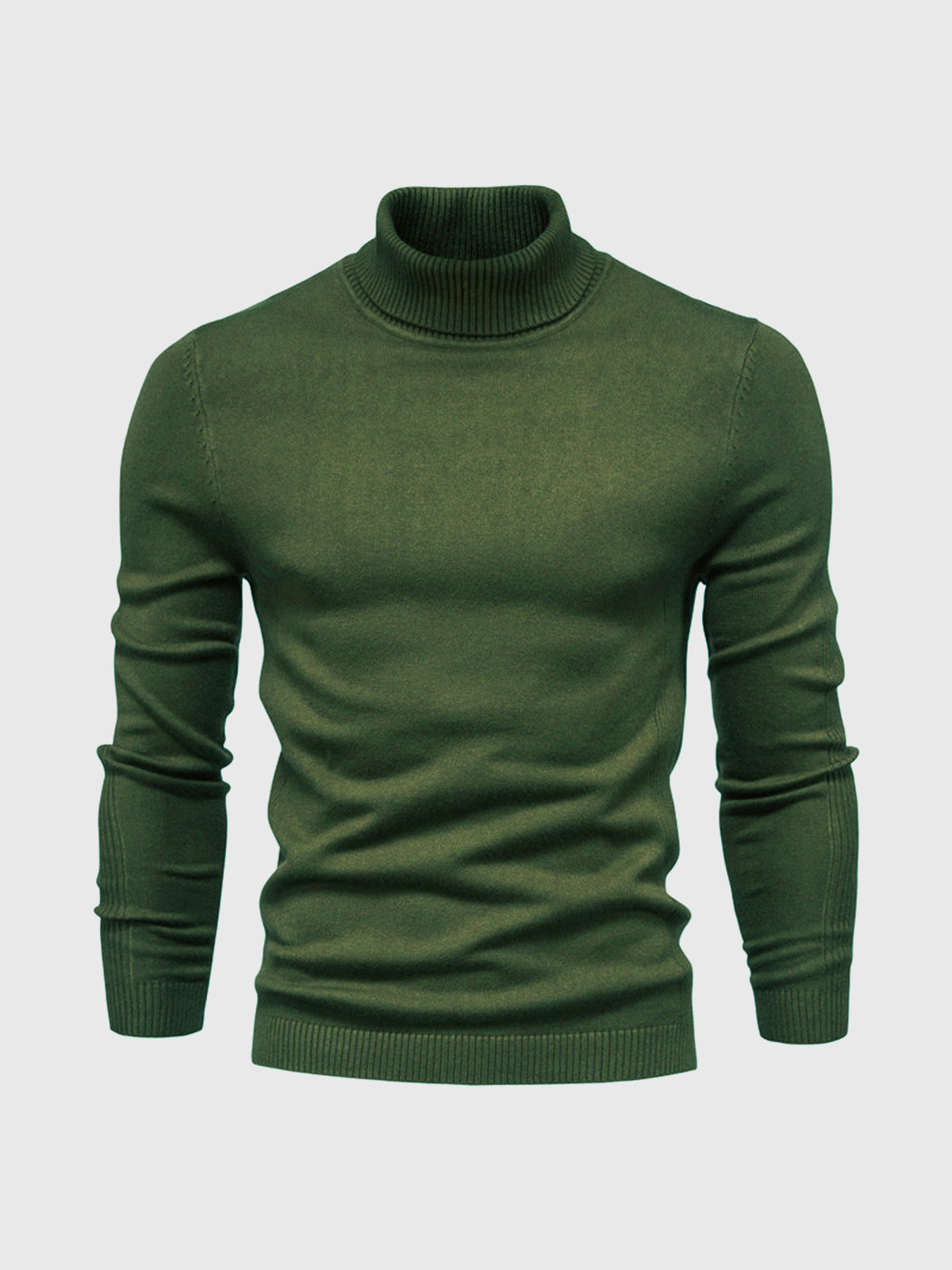Pull Col Roulé Homme | Lavable En Machine | Coupe Classique | Confort Quotidien