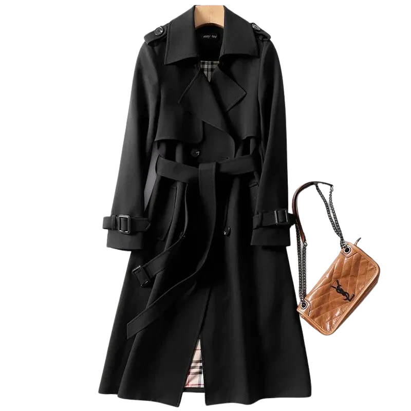 Manteau Femme Élégant Double Boutonnage | Style Chic et Polyvalent