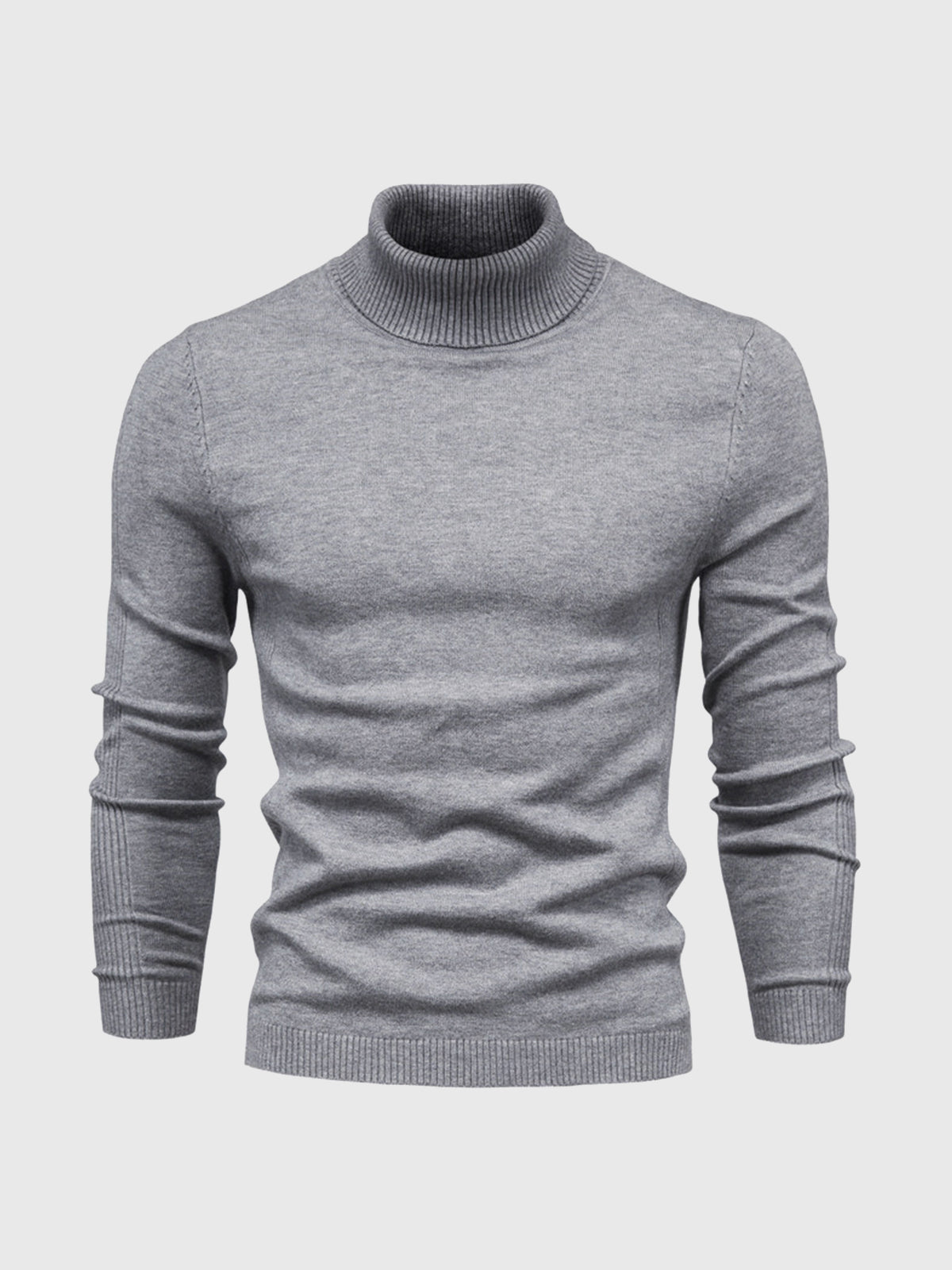 Pull Col Roulé Homme | Lavable En Machine | Coupe Classique | Confort Quotidien