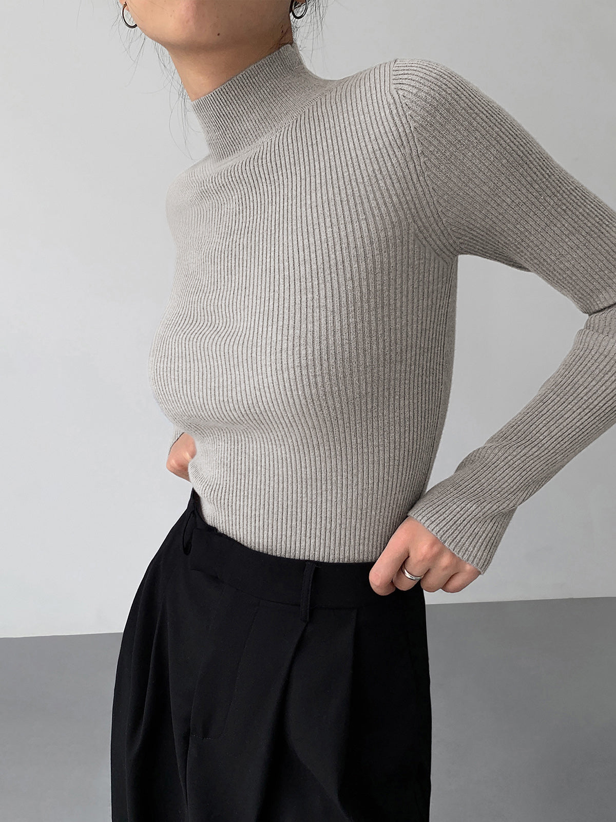 Haut Femme Manches Longues Confort Doux | Élégance Décontractée Toutes Saisons