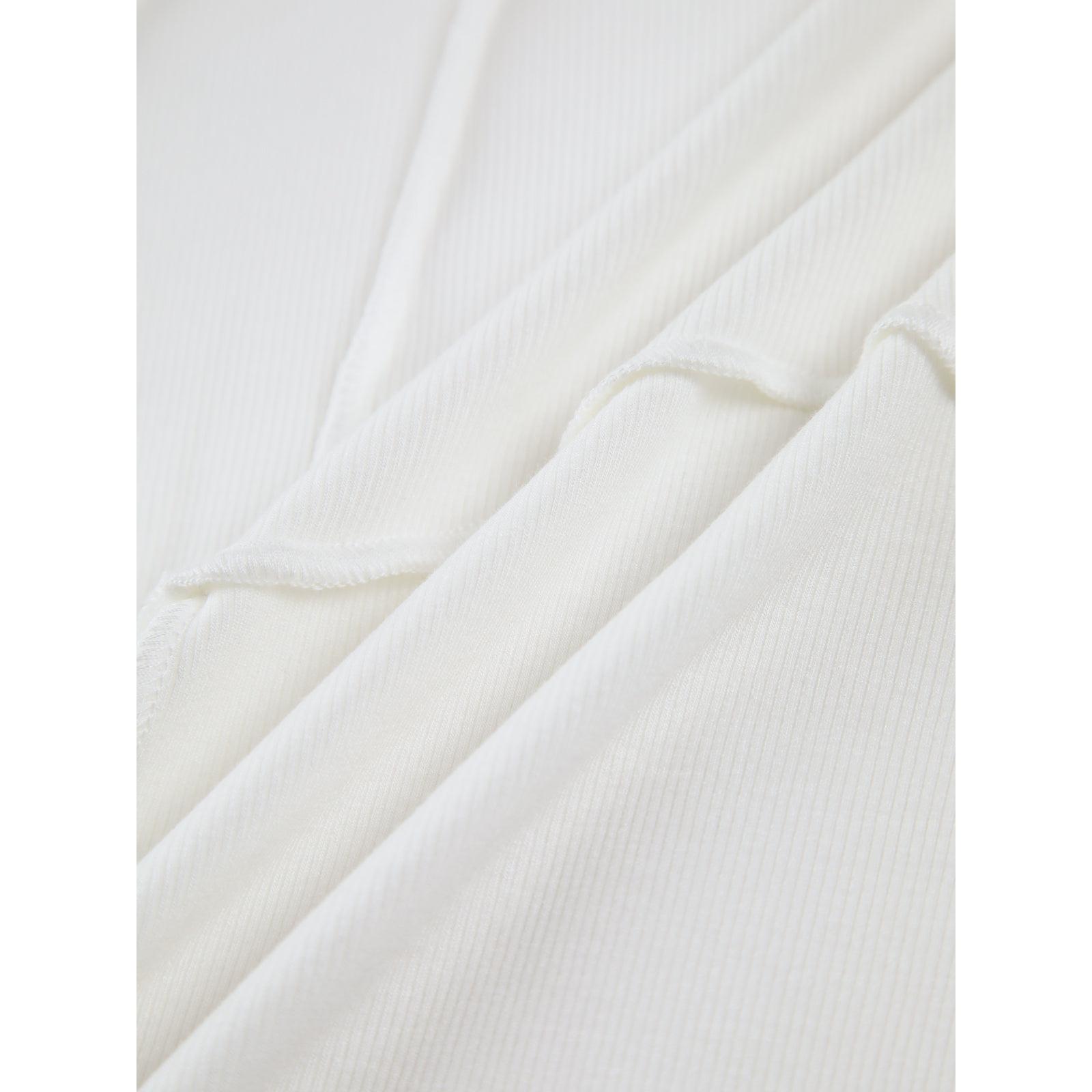 Haut femme manches longues moulant | Col rond élégant | Coupe ajustée, style moderne pour bureau et soirée