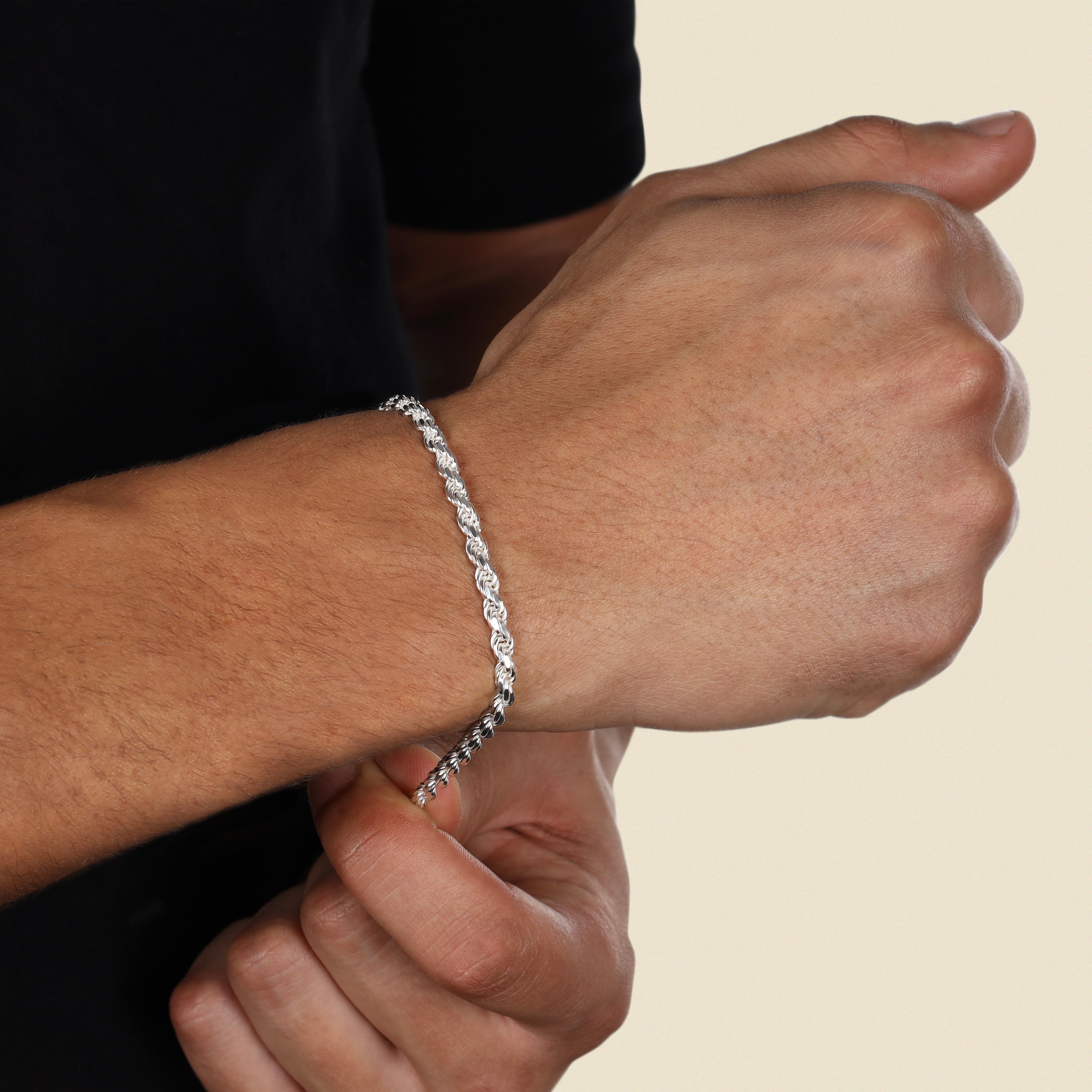 Bracelet cordon homme élégant | Style intemporel et artisanat raffiné