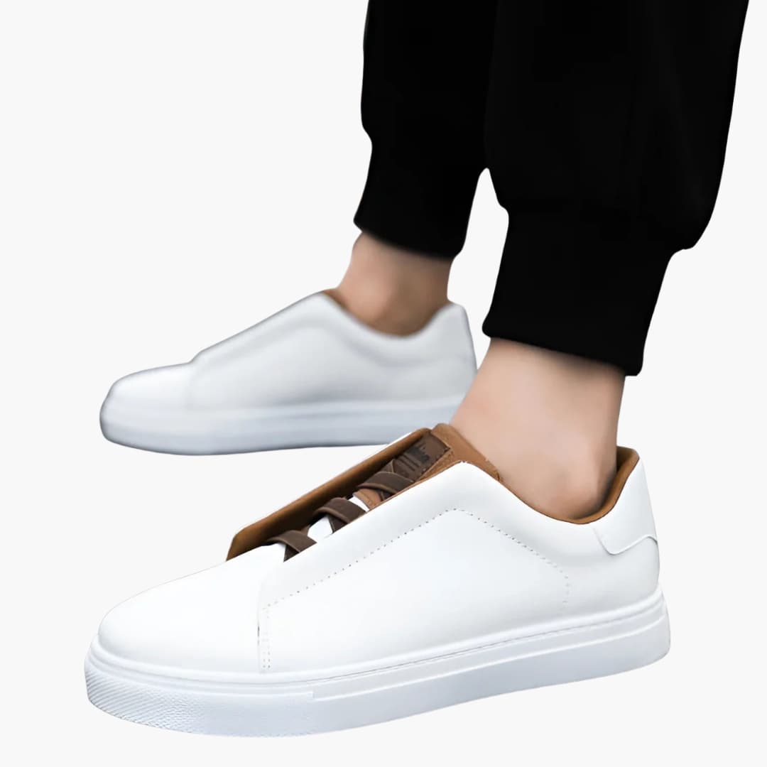 Baskets basses homme avec fermeture à lacets