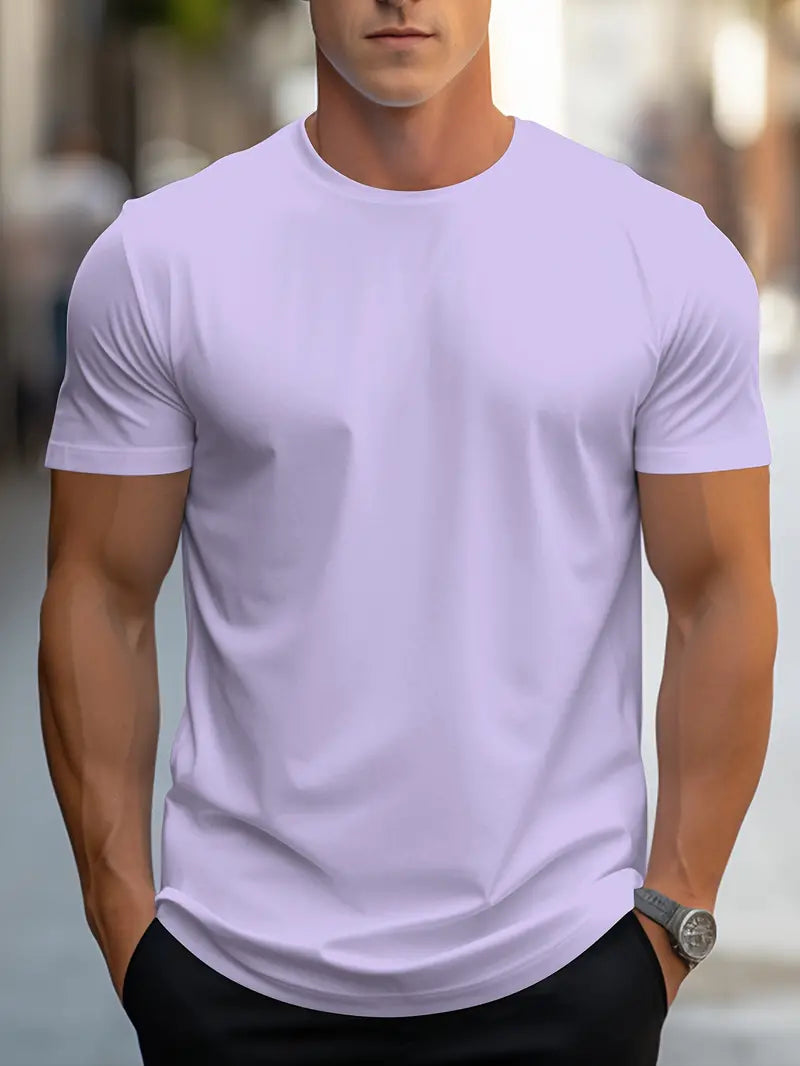 Aristos T‑Shirt Homme Col Rond Coton‑Polyester Coupe Classique