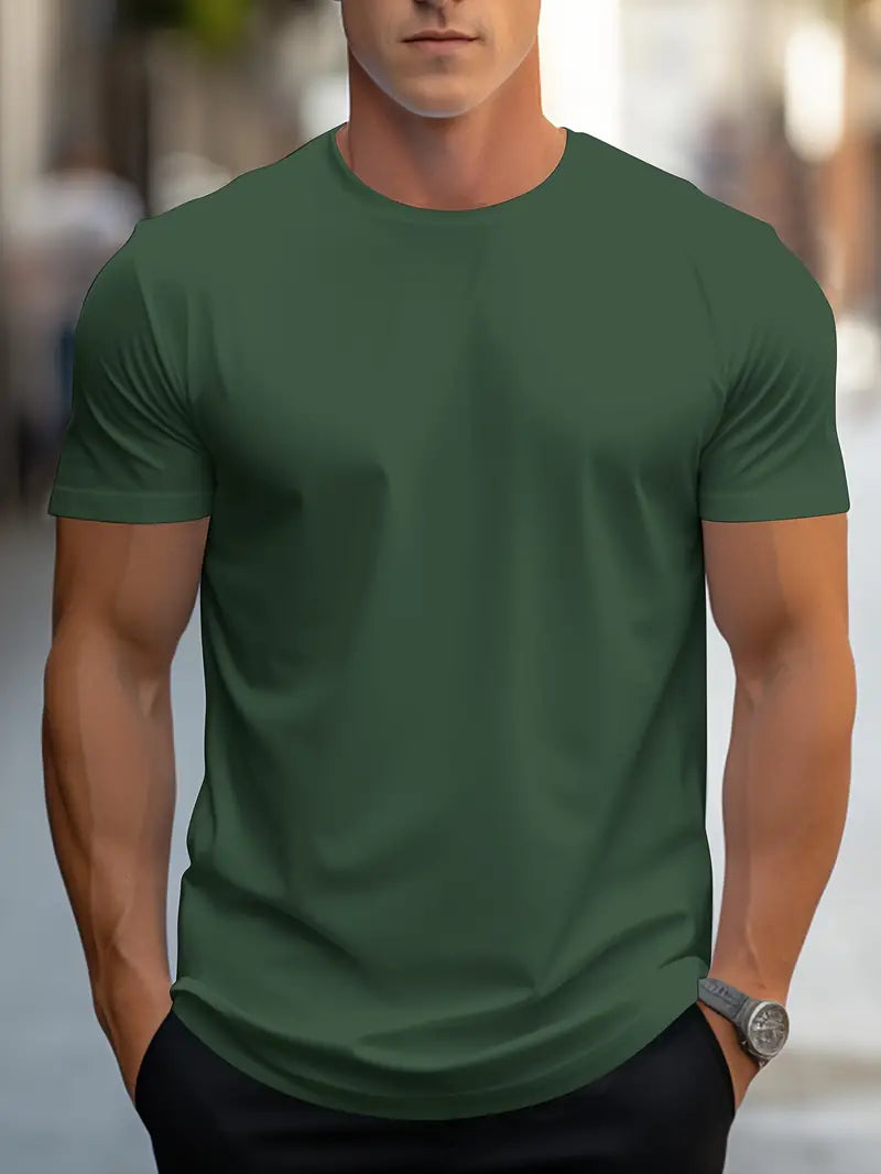 Aristos T‑Shirt Homme Col Rond Coton‑Polyester Coupe Classique