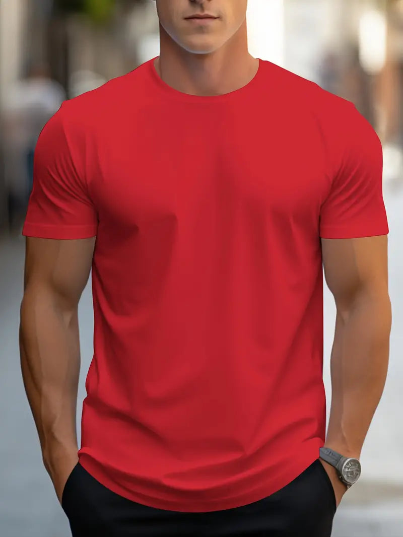 Aristos T‑Shirt Homme Col Rond Coton‑Polyester Coupe Classique