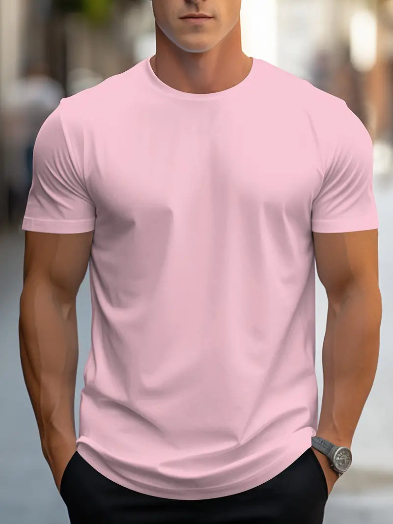 Aristos T‑Shirt Homme Col Rond Coton‑Polyester Coupe Classique