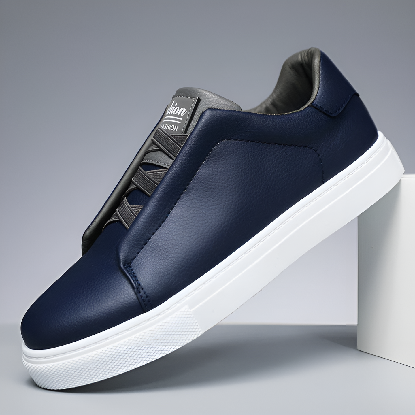 Baskets basses homme | À lacets, semelle à relief antidérapant | Style classique pour le quotidien