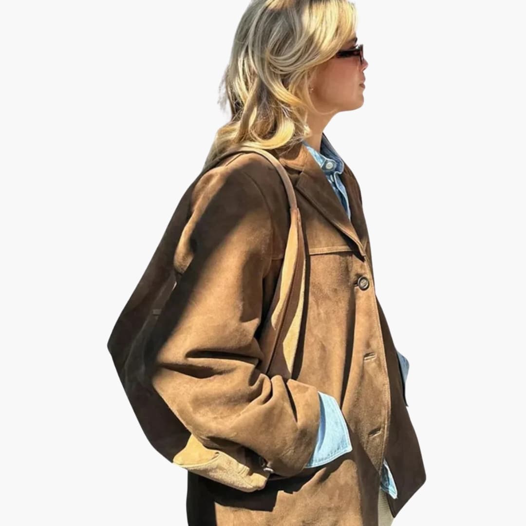 Blazer femme avec col à revers