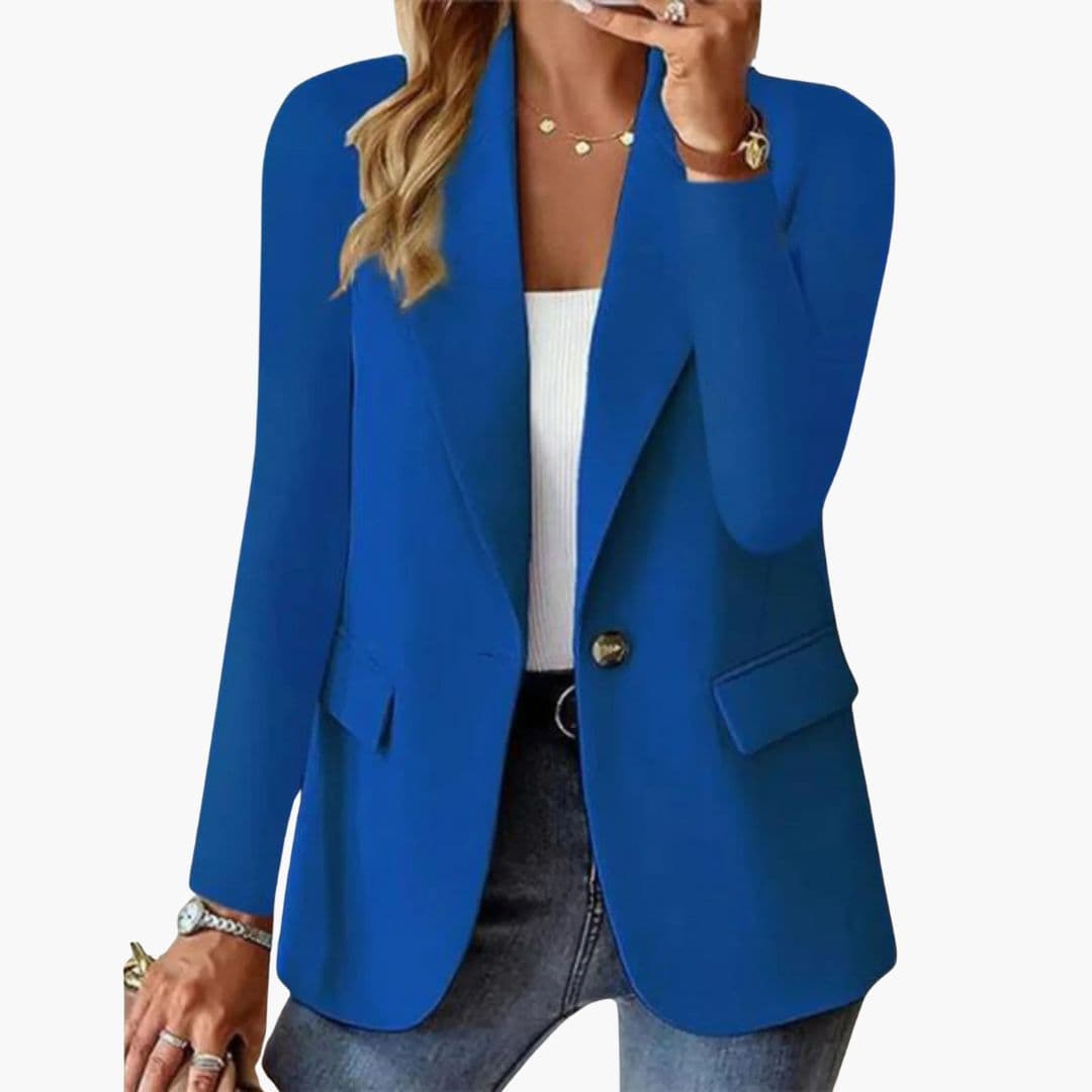 Blazer femme cintré avec col à revers