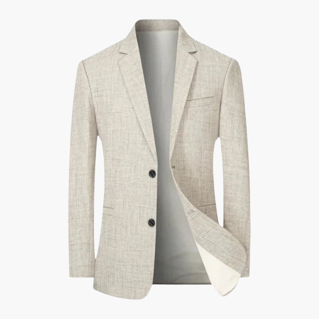 Blazer homme à col à revers et fermeture deux boutons
