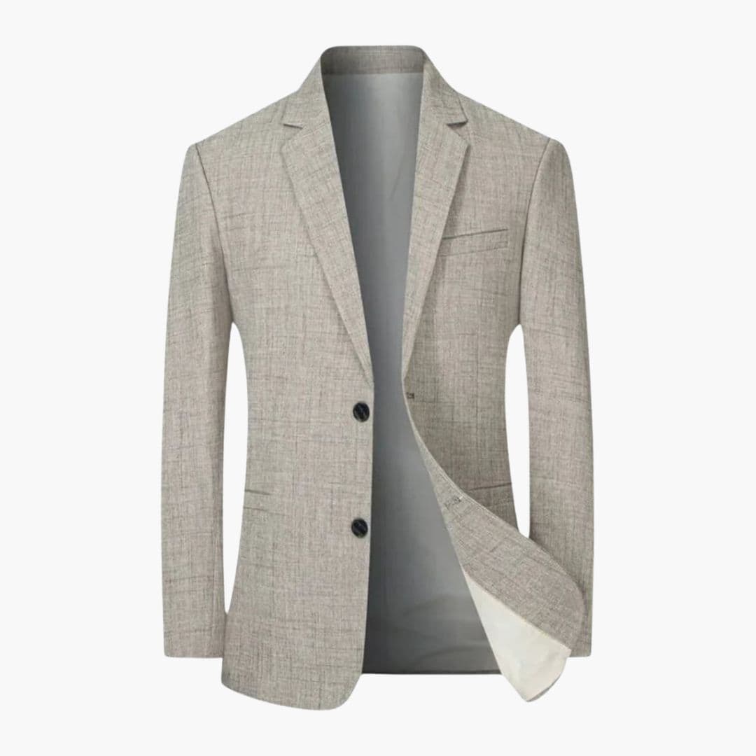 Blazer homme à col à revers et fermeture deux boutons