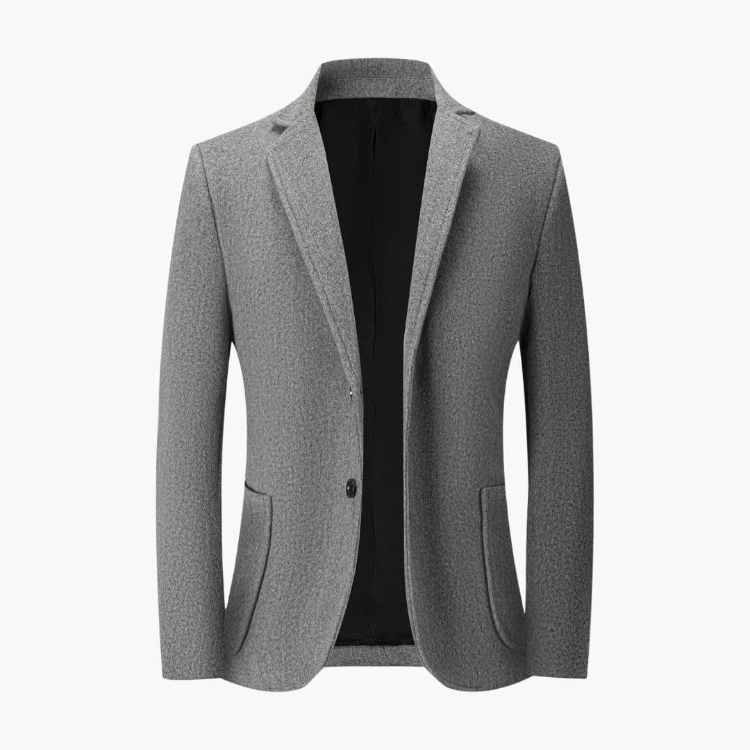 Blazer homme à col cranté et poches avant