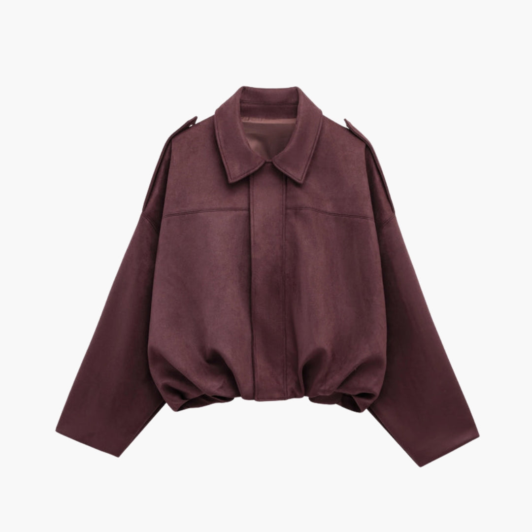 Blouson Bombardier Femme à Coupe Ample