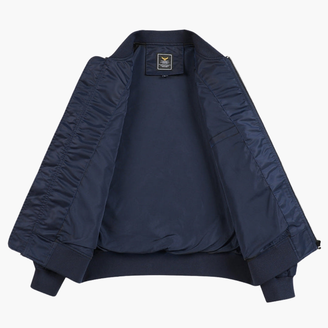 Blouson Bombardier Homme avec Poignets Élastiques