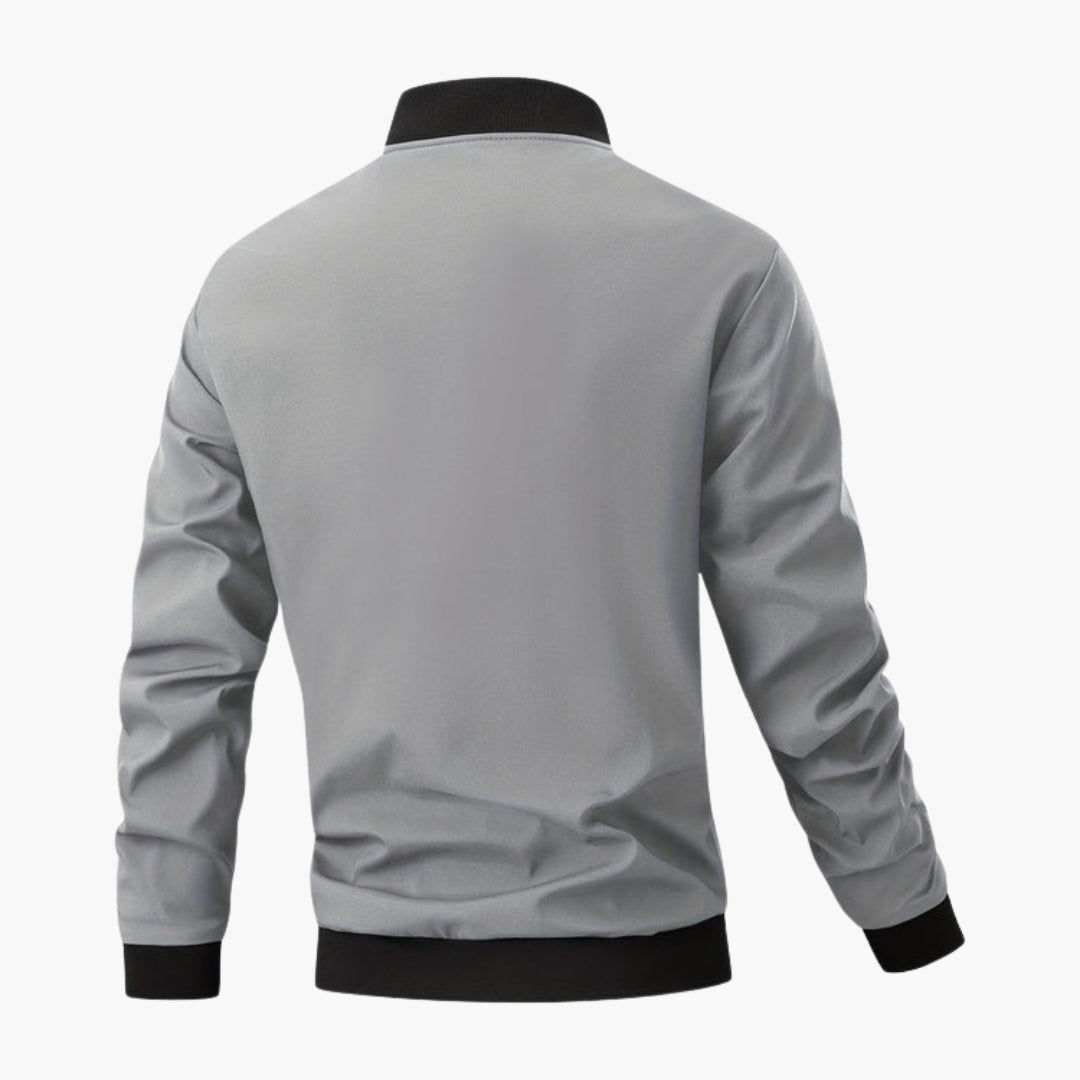 Blouson Bomber Homme avec Fermeture Zippée
