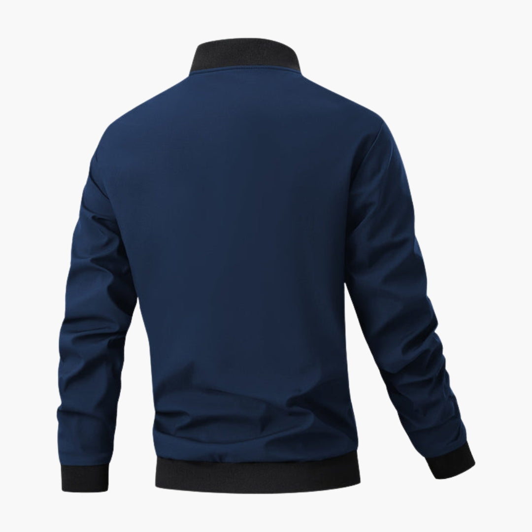 Blouson Bomber Homme avec Fermeture Zippée