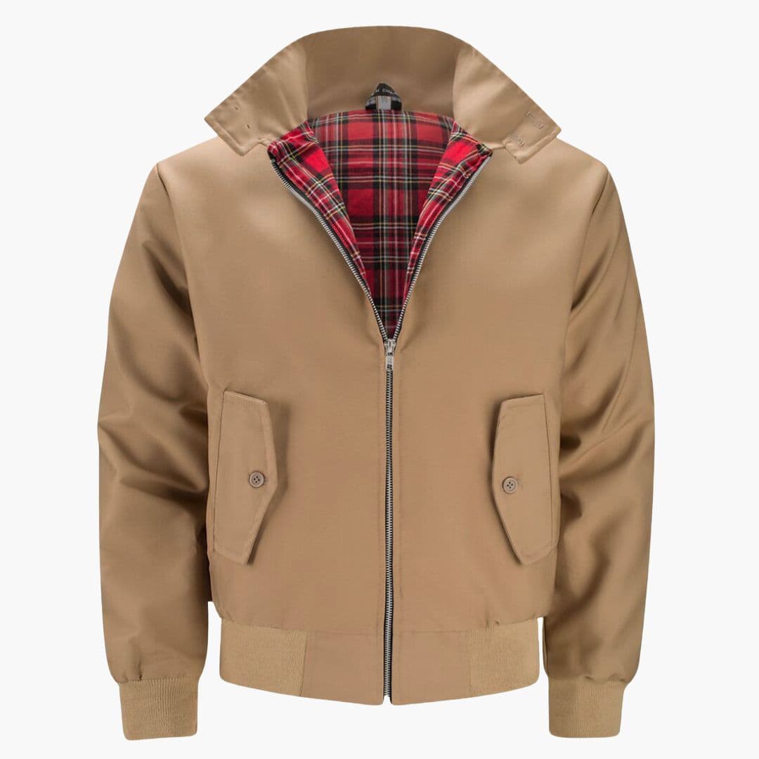 Blouson Bomber Homme avec Ourlet Côtelé