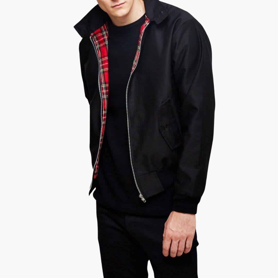 Blouson Bomber Homme avec Ourlet Côtelé