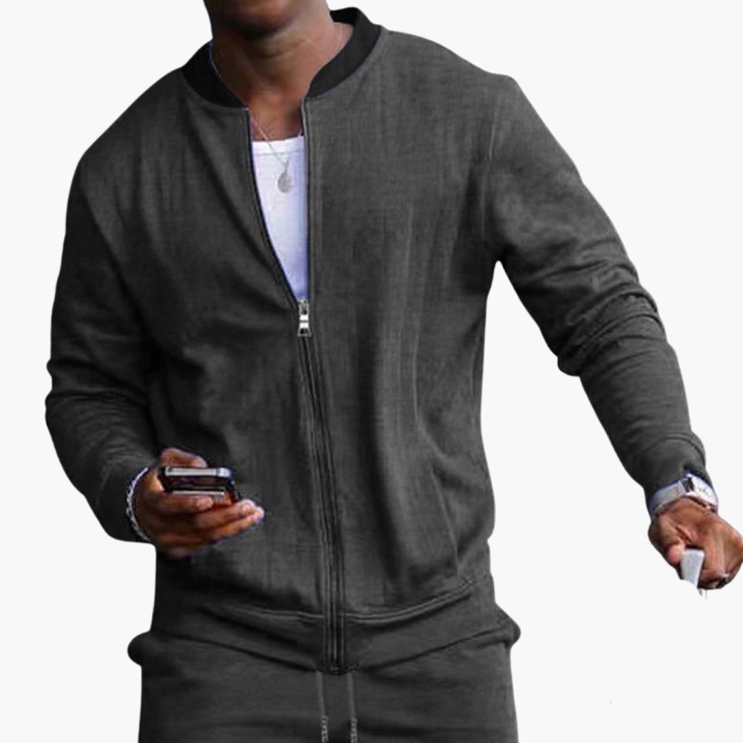 Blouson Bomber Herren mit elastischen Bündchen