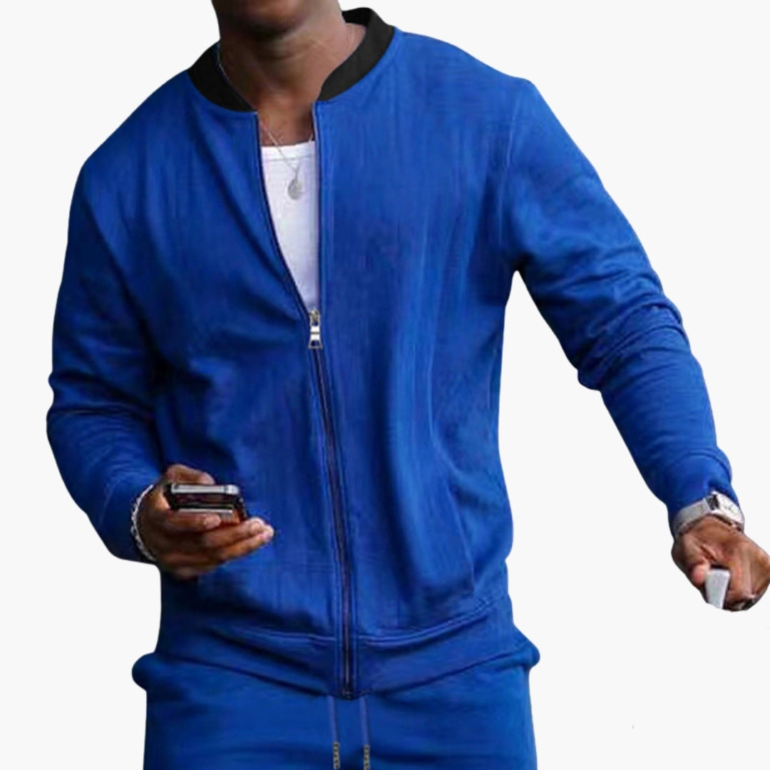 Blouson Bomber Herren mit elastischen Bündchen