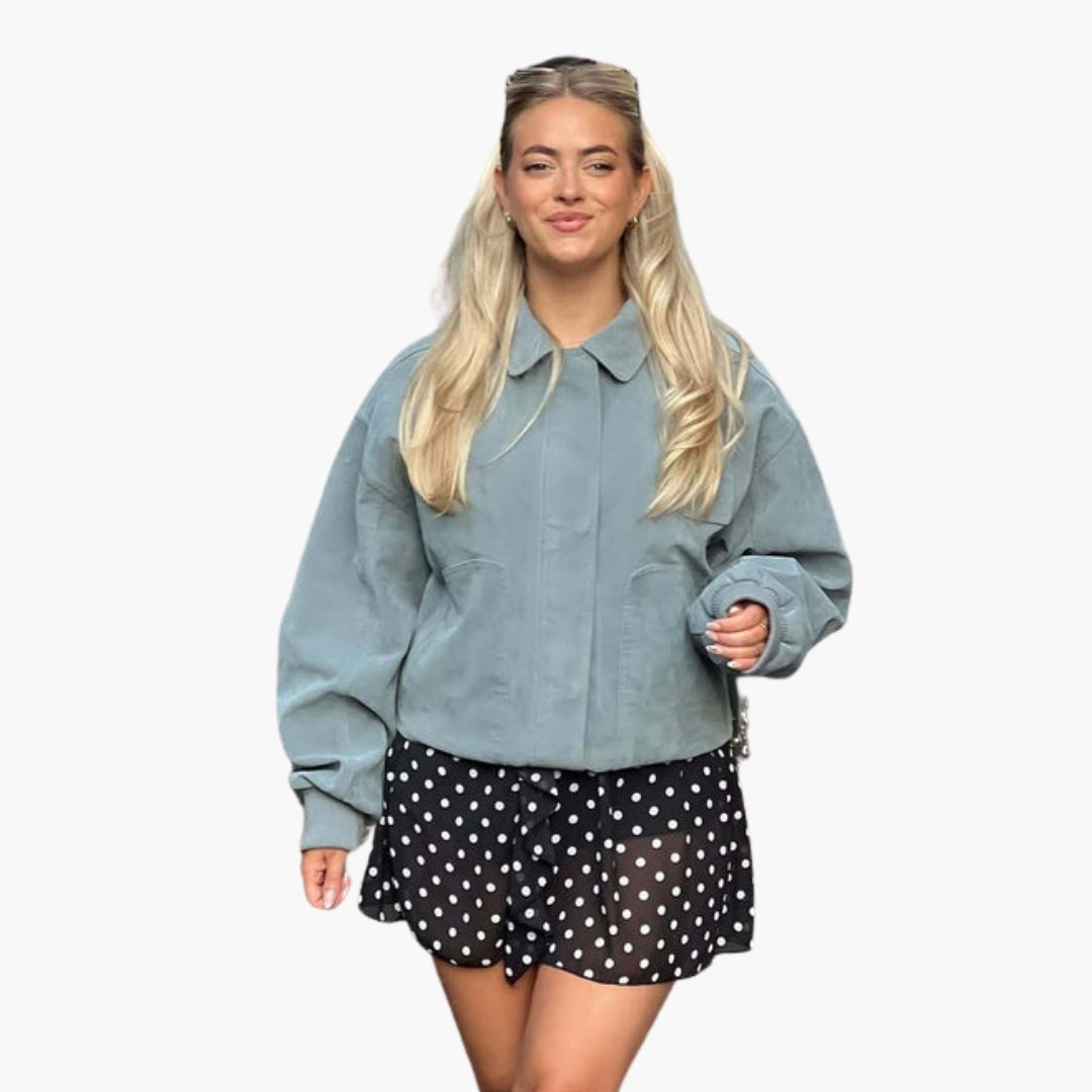 Giubbotto Bomber Donna Corto Collo Classico