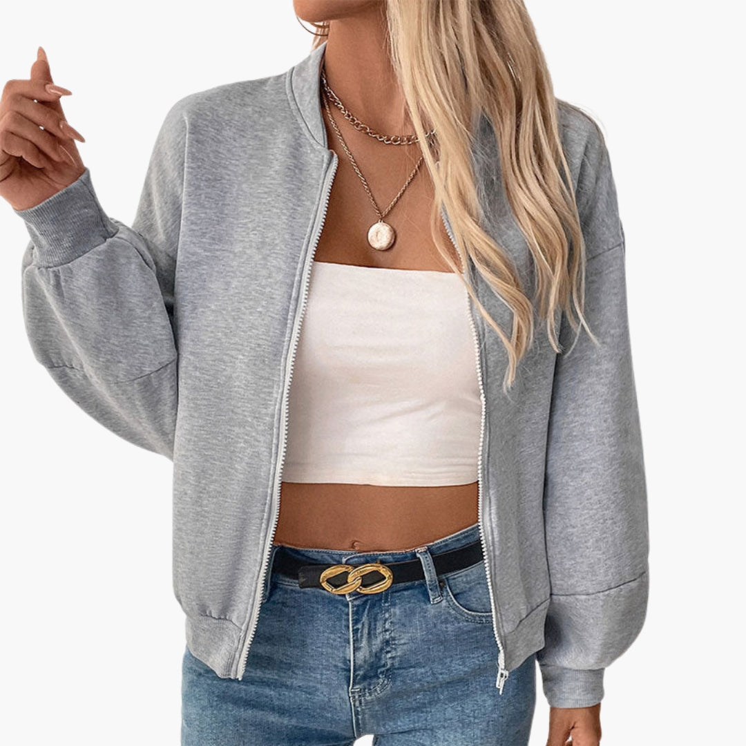 Damesblouson met wijde mouwen