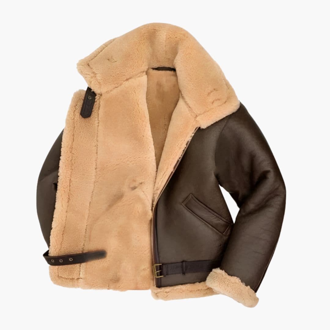 Blouson aviateur homme avec doublure sherpa