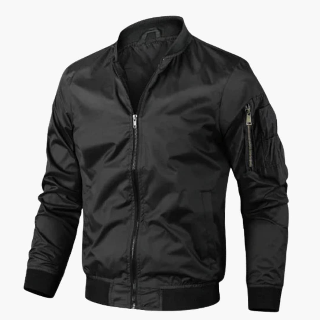 Blouson bomber homme avec fermeture éclair