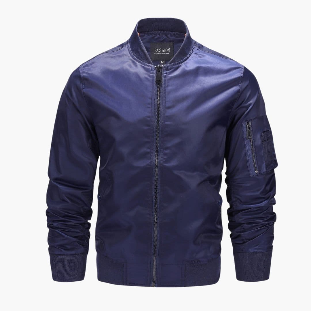 Blouson bomber homme avec poche sur manche