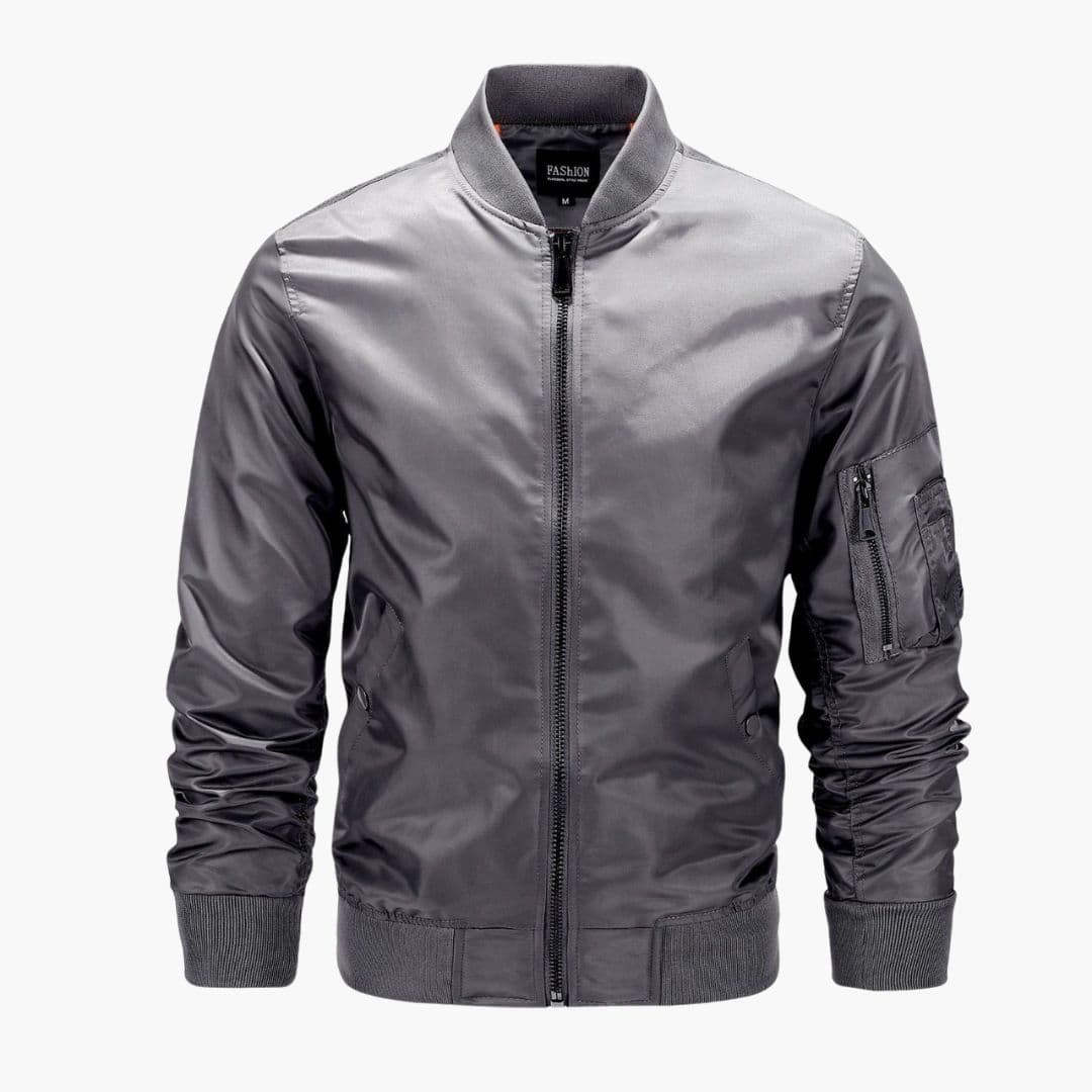 Blouson bomber homme avec poche sur manche