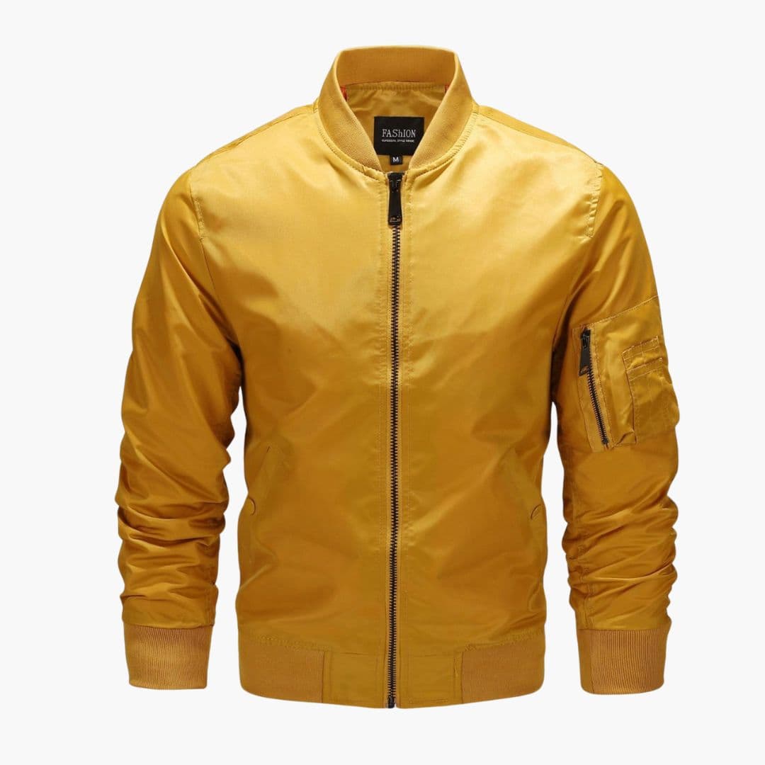Blouson bomber homme avec poche sur manche