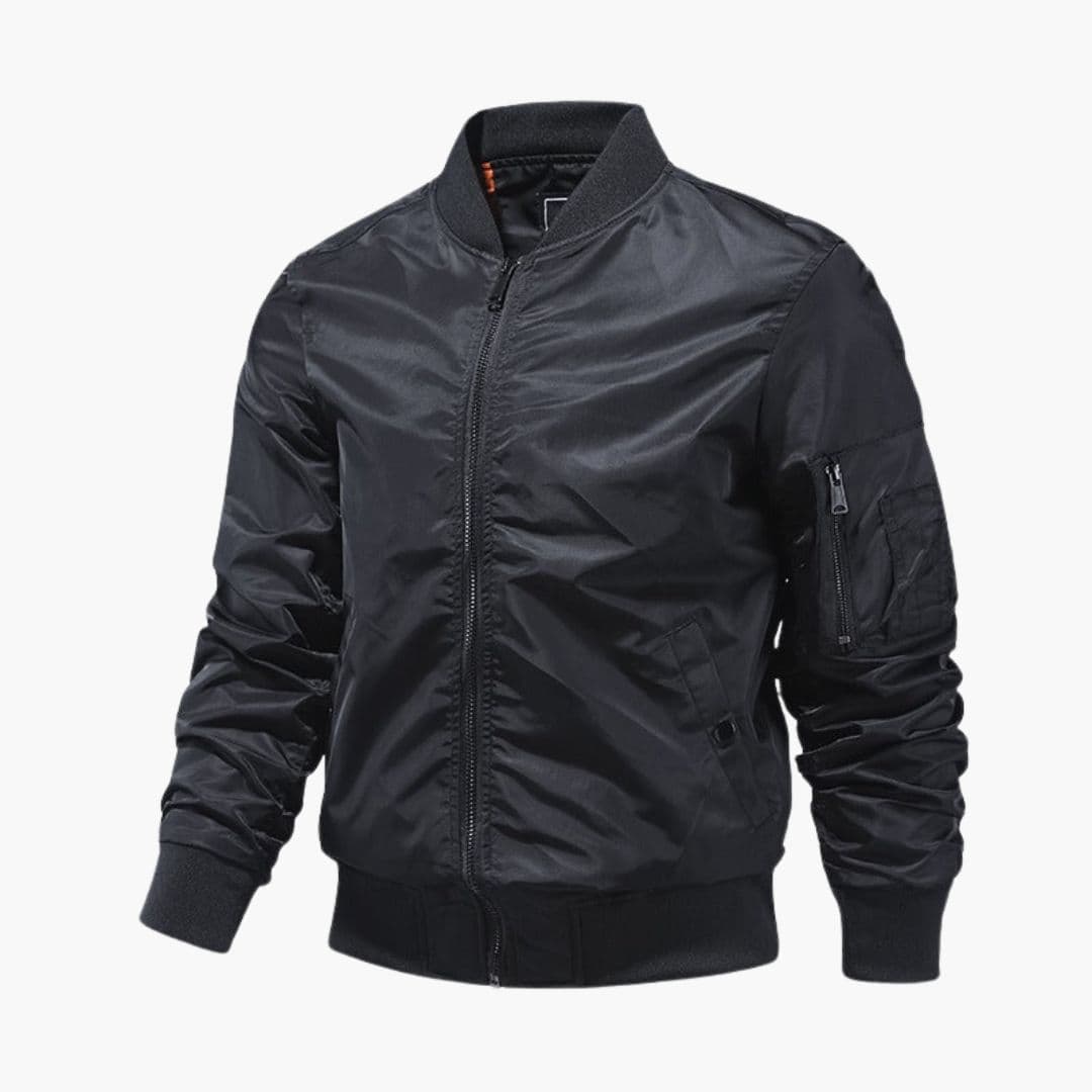 Blouson bomber homme avec poche sur manche