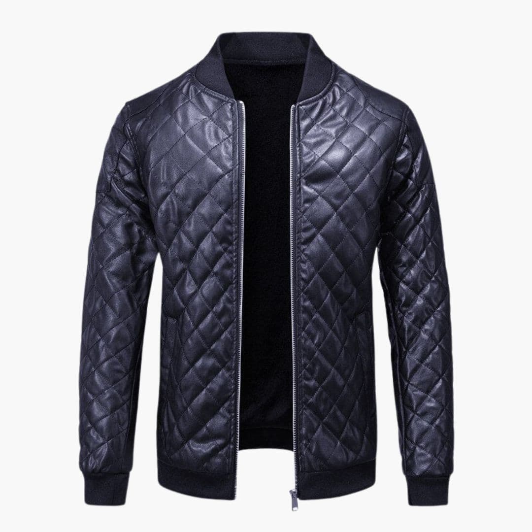 Bomber Homme Matelassé avec Fermeture Zippée