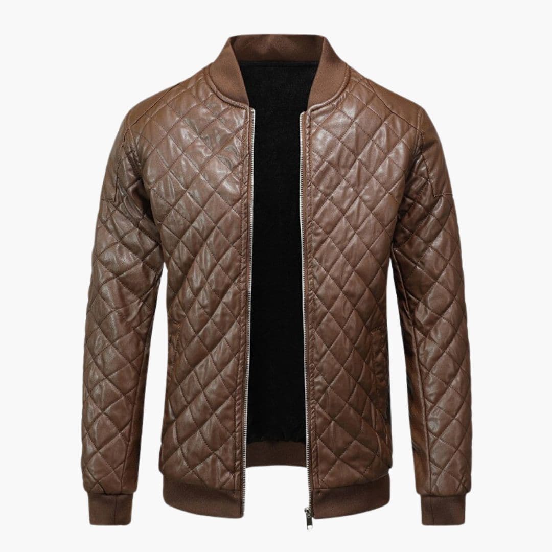 Bomber Homme Matelassé avec Fermeture Zippée