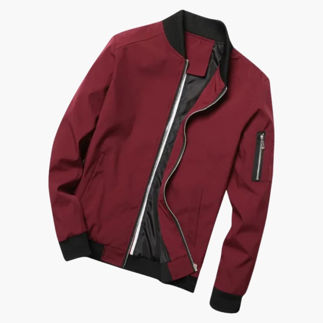 Bomber Homme avec Fermeture Zippée