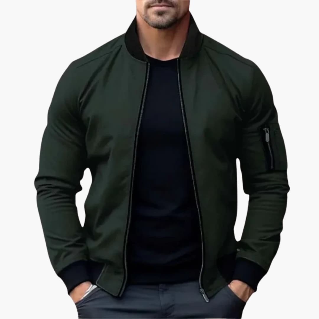 Bomber Homme avec Fermeture Zippée