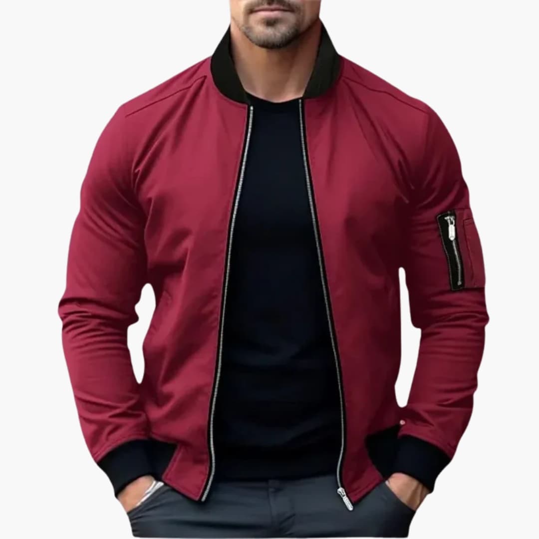 Bomber Homme avec Fermeture Zippée