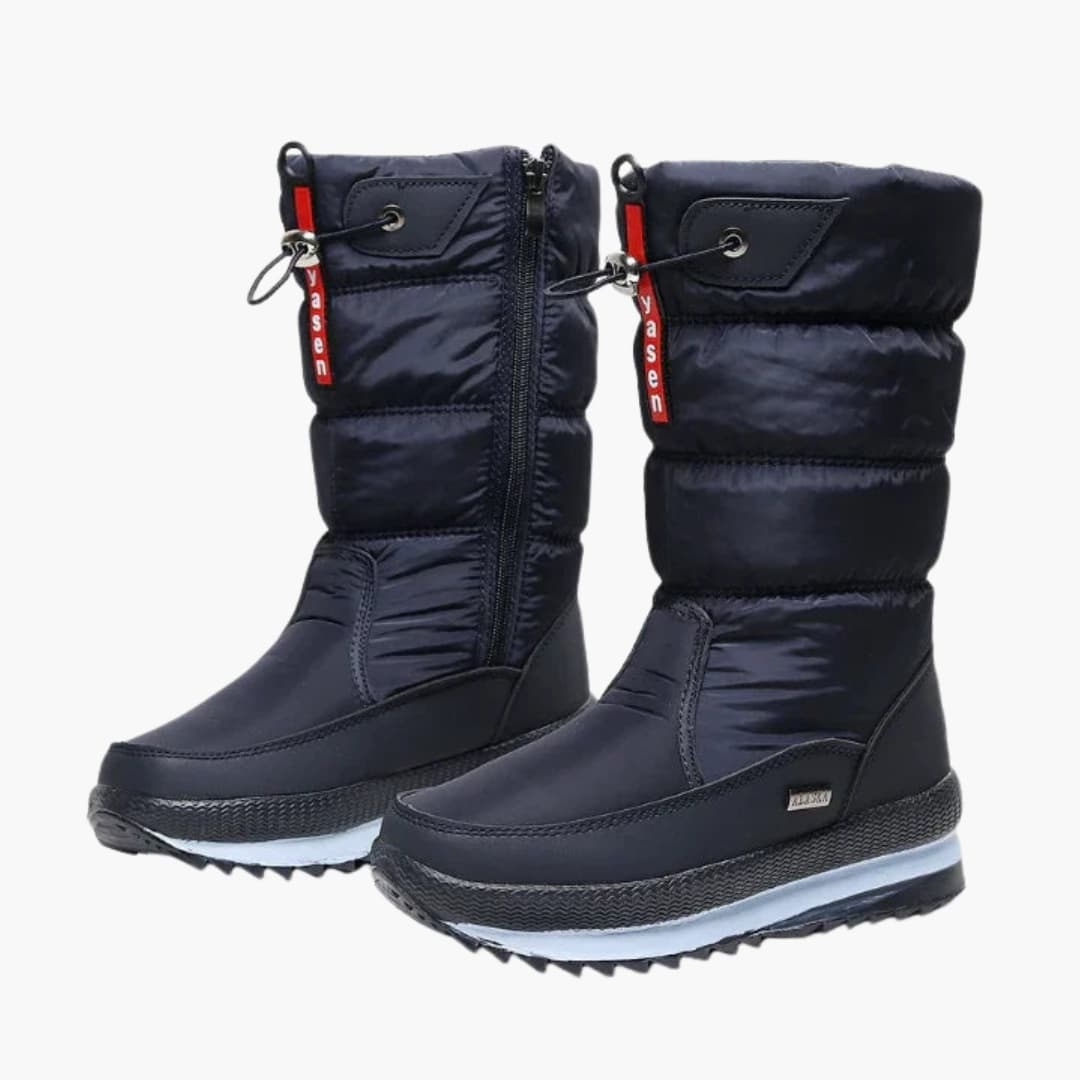 Bottes de neige femme avec fermeture zippée