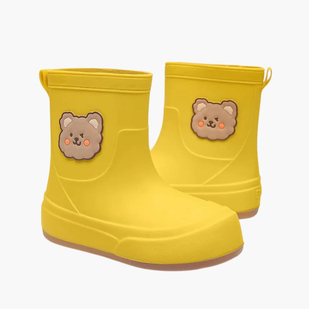 Bottes femme en caoutchouc avec motif ours