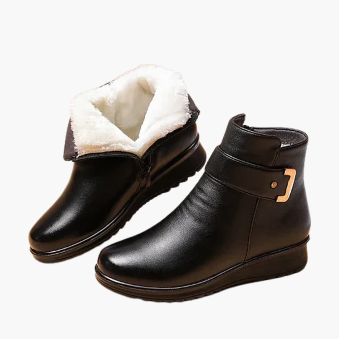 Bottines Femme avec Fermeture Éclair Latérale