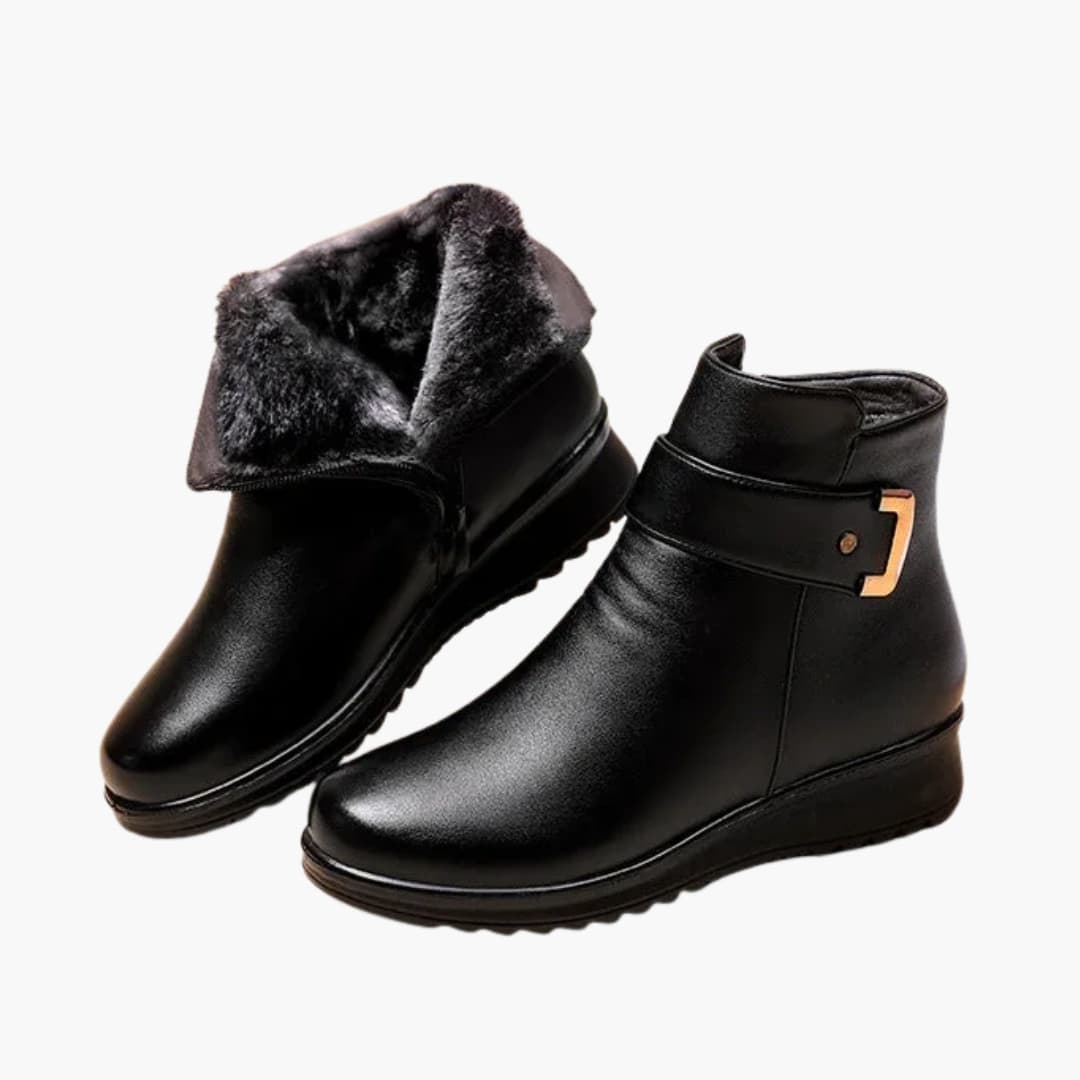 Bottines Femme avec Fermeture Éclair Latérale